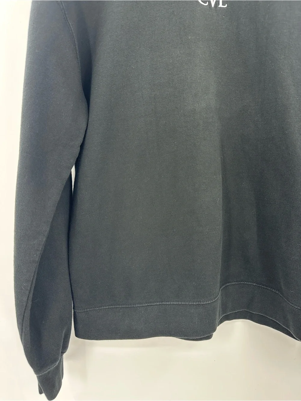 Civil Skate Shop RI Black Crewneck Sweatshirt with CVL Chest Logo